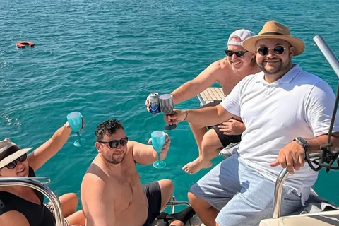 Mykonos: South Coast Yacht Cruise with Snacks & Drinks