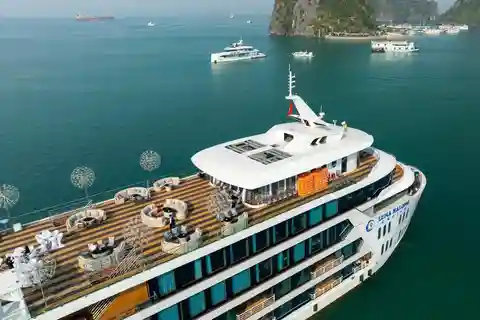 Optional Halong Bay Day Cruise with Caves, Islands & Lunch