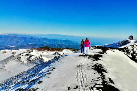 Piano Provenzana: Guided Mt. Etna Snowshoeing Trek