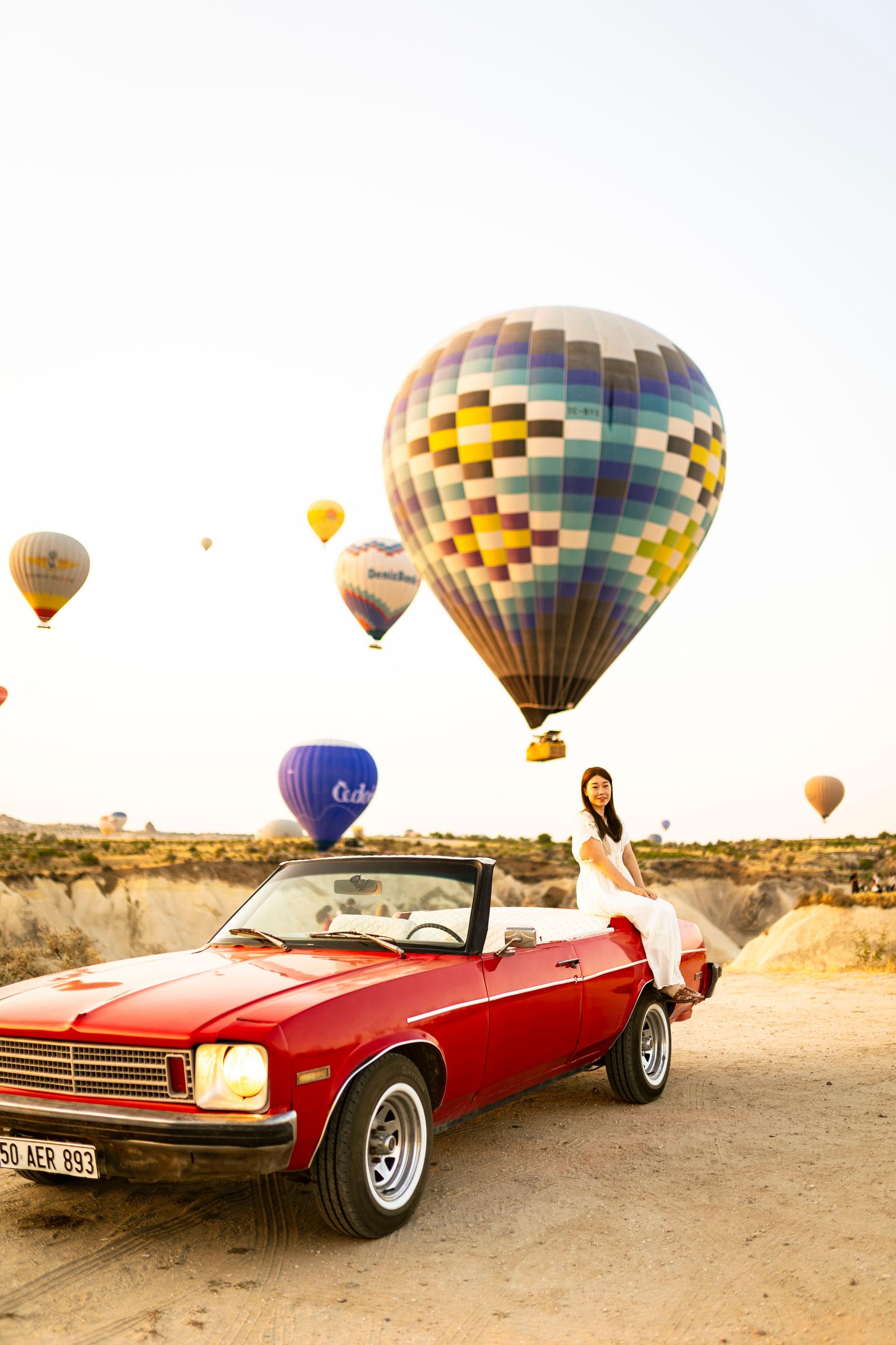 Kappadokien: Fotoshooting-Tour mit einem Oldtimer