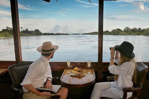 Victoria Falls: Zambezi River Ra-Ikane Cruise with Drinks