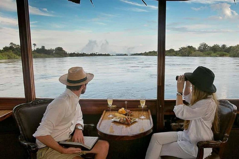 Victoria Falls: Zambezi River Ra-Ikane Cruise with Drinks