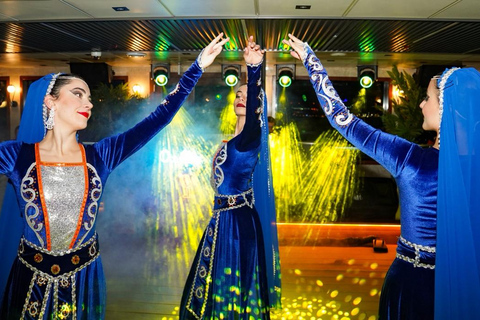 Istanbul:New Year's Eve Bosphorus Cruise with Dinner & Shows Window-Side Private Table For 2 w/hotel pickup and drop off