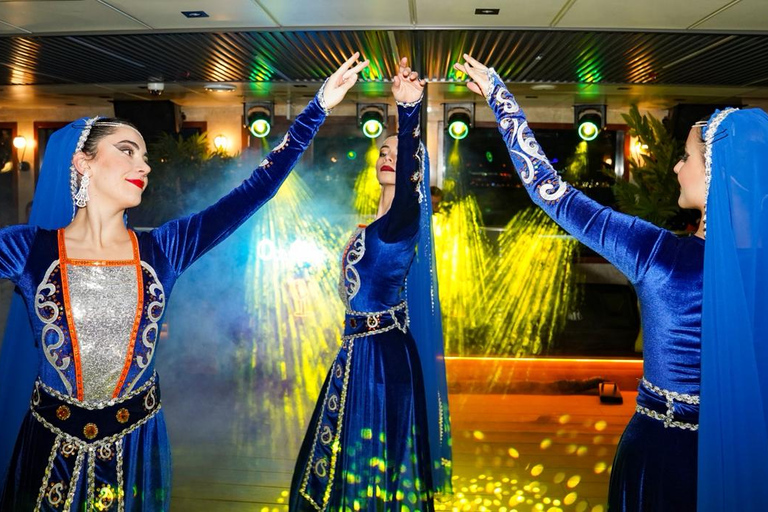 Istanbul:New Year's Eve Bosphorus Cruise with Dinner & Shows Window-Side Private Table For 2 w/hotel pickup and drop off