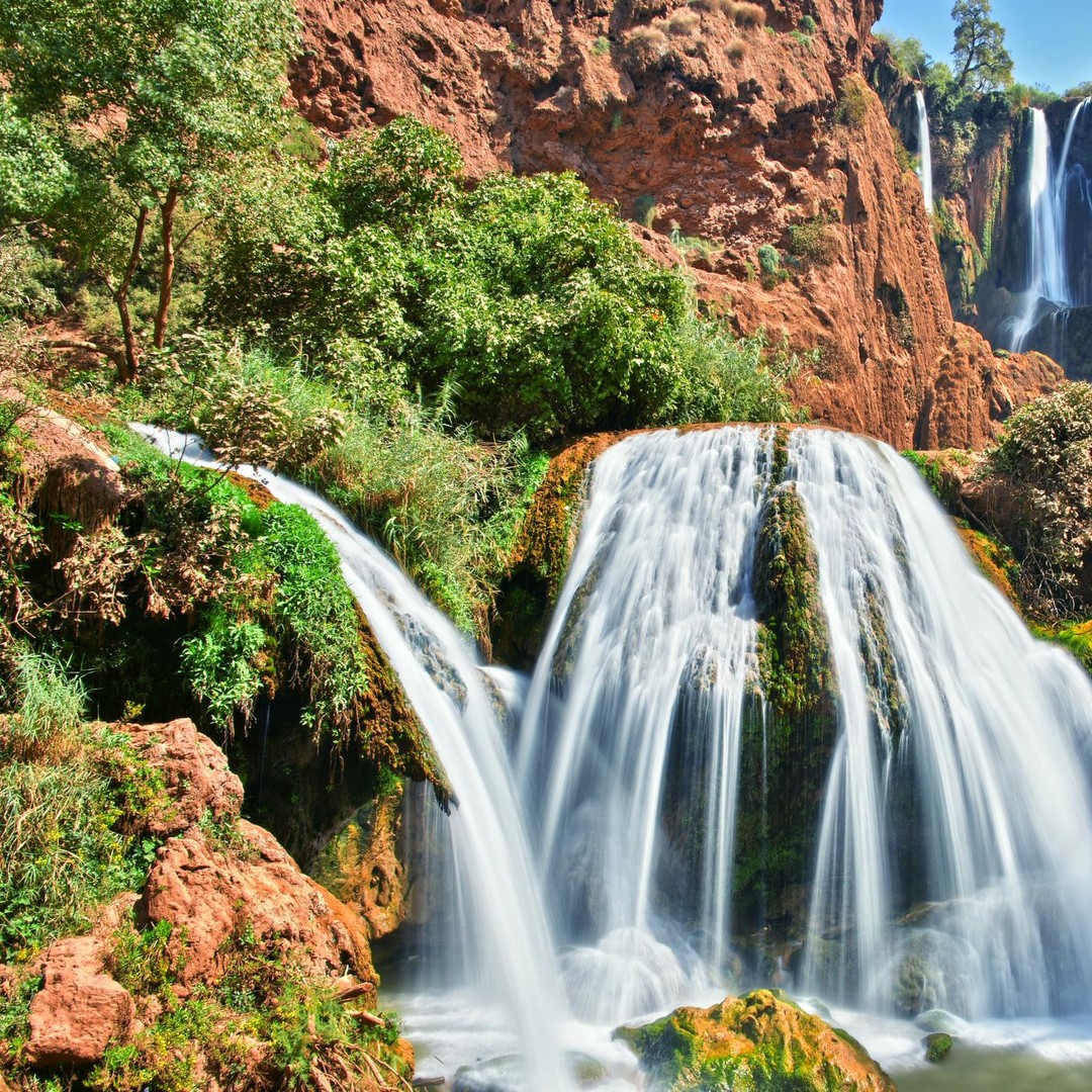 Au départ de Marrakech : Excursion d'une journée aux cascades d'Ouzoud - cascade