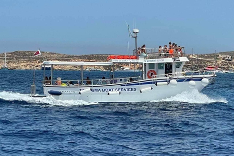 Comino: Excursiones privadas en barco, paradas para nadar y visitas a cuevas