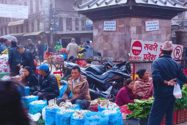 Katmandú: Recorrido a pie por el bazar con refrescos