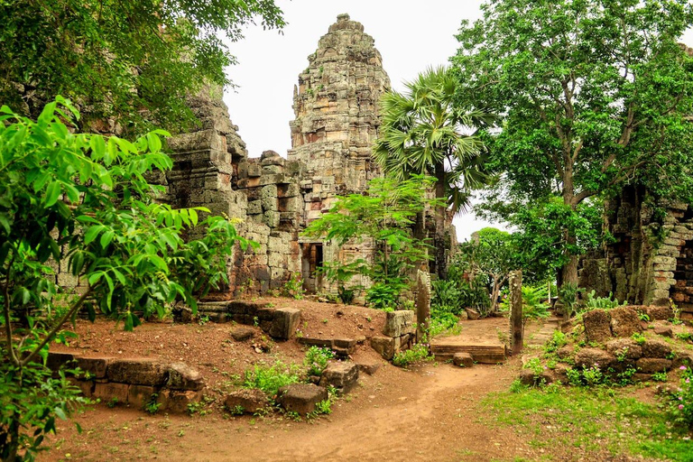 Giornata intera: treno di bambù originale, Wat Banan, Phnom Sampov