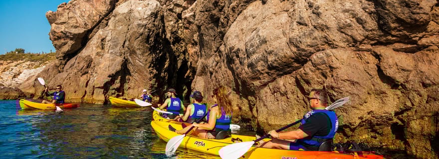 Sète: Méditerranée en kayak de mer avec un guide