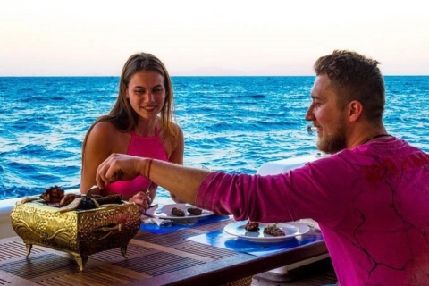 Sharm: Yate privado de lujo con almuerzo y bebidas opcionalesSólo refrescos Yate privado