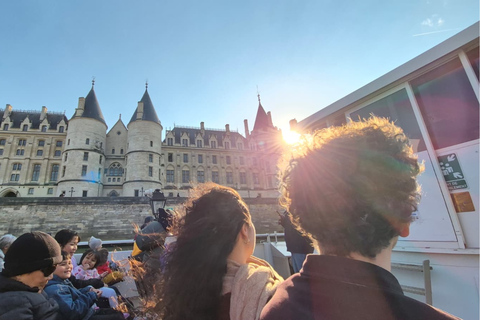 Seine River Sightseeing Guided Cruise Vedettes du Pont Neuf Departure Time - 12:00 pm