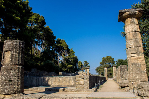 Site et musée de l'ancienne Olympie, visite privée d'Athènes et déjeuner