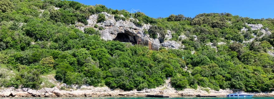 Excursion privée en bateau Porec-Vrsar-Limfjord-grotte des pirates
