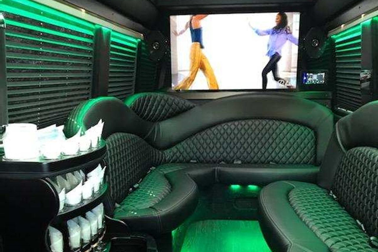 Los Angeles: 12 Pass Party Bus Private Tour, 4 hr Los Angeles: 12 Pass Party Bus Private Tour, 4 hrs.