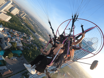 Pattaya: Volo panoramico in paramotore spiaggia + città con BFA