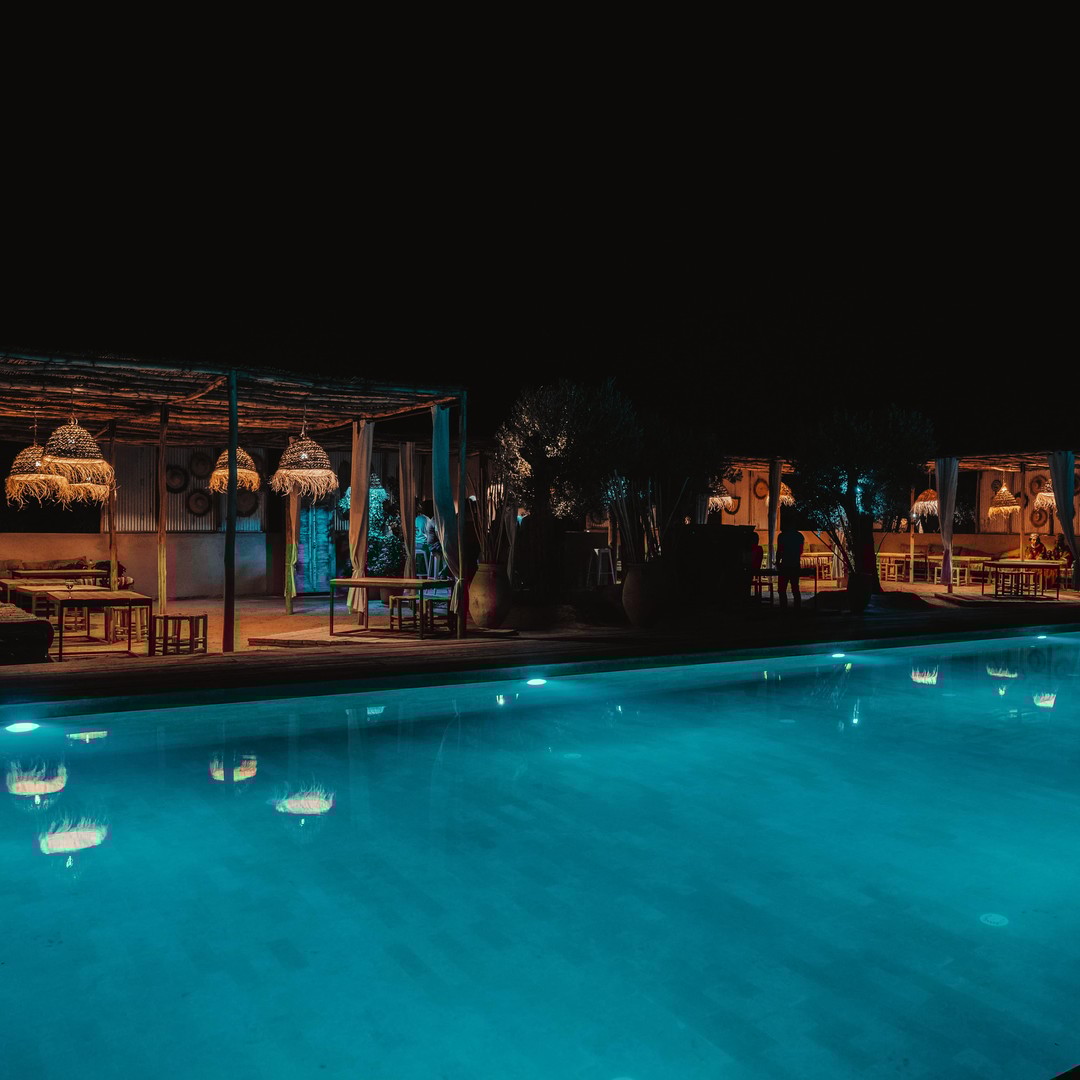 Marrakech : Agafay Desert Inara Camp Pool Day Pass w/ Dinner