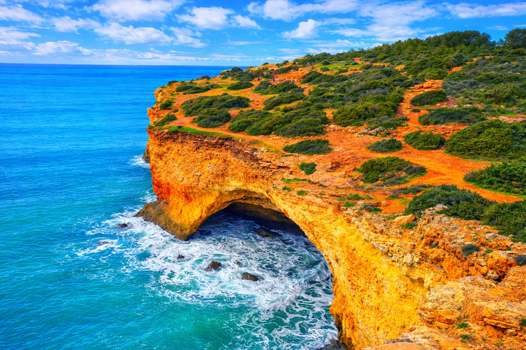 From Lisbon: Algarve Excursion + Boat Ride to Benagil Cave Small Group Tour