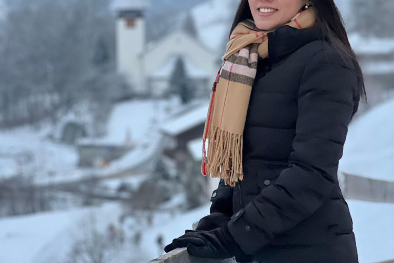 Bern: Schlitten-Tagestour nach Lauterbrunnen und Mürren