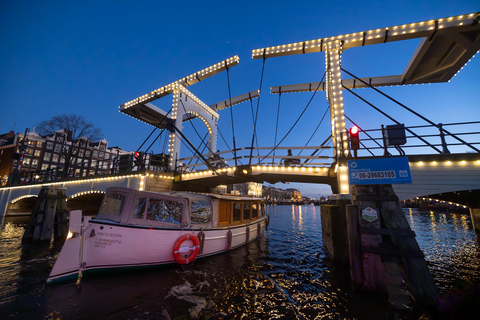 Amsterdã: cruzeiro de 2 horas pelo canal, incluindo opção de lanches e bebidas holandesasCruzeiro de 2 horas pelo canal, incluindo lanches holandeses e bebidas + guia