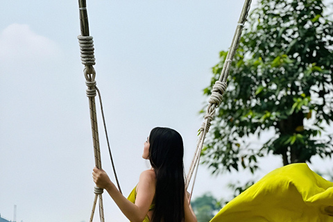 Bali: Private Jungle Swing, Waterfall & Rice Paddy Tour Private Tour with Entrance Fess