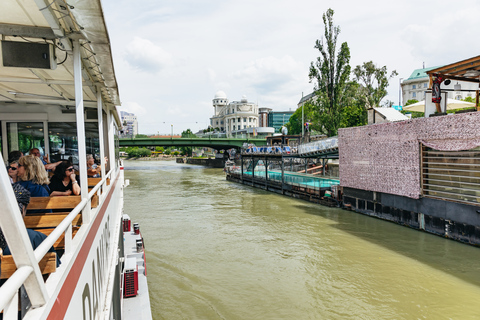 Vienna: Boat Cruise on the Danube Canal with Optional Lunch Boat Tour with Schnitzel