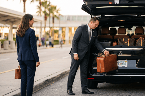 MCO Airport Private Transfer to/from Orlando or Disneyland Daytime Arrival: MCO Airport to Orlando or Disneyland
