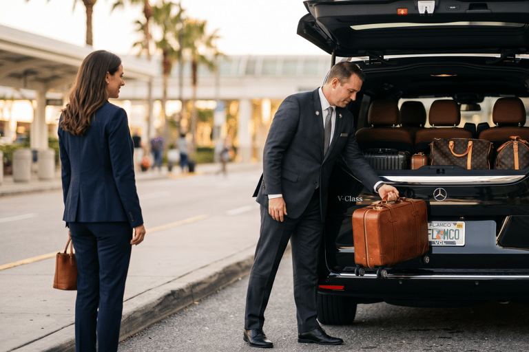MCO Airport Private Transfer to/from Orlando or Disneyland Daytime Arrival: MCO Airport to Orlando or Disneyland