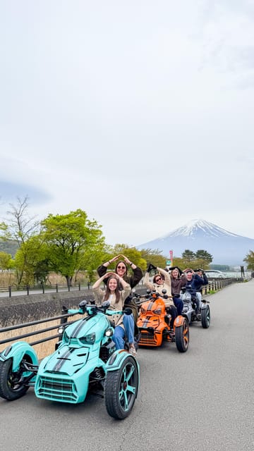 河口湖発：富士山絶景 2時間トライク ツアー