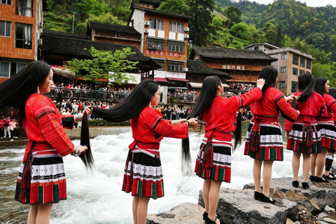 Guilin Longji Rice Terraces and Long Hair Village Tour coach