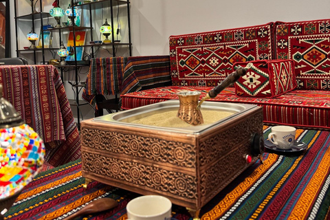 Philadelphie : atelier de préparation du café turc sur sablePhiladelphie : Atelier de préparation du café turc sur sable