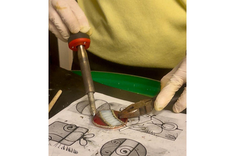 Thessaloniki: Christmas Stained Glass Ornaments Workshop