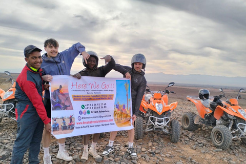 Marrakech: Palmeraie Quad Bike Desert Adventure