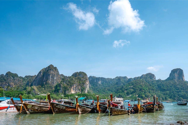 Krabi: 4 Islands by Longtail Boat with Lunch & Snorkeling