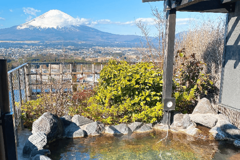 From Tokyo: Mt. Fuji Skiing And Onsen Experience 1-Day Tour Package B:Entry fee+ Ski Lift + Skis + Ski Poles + Ski Boots