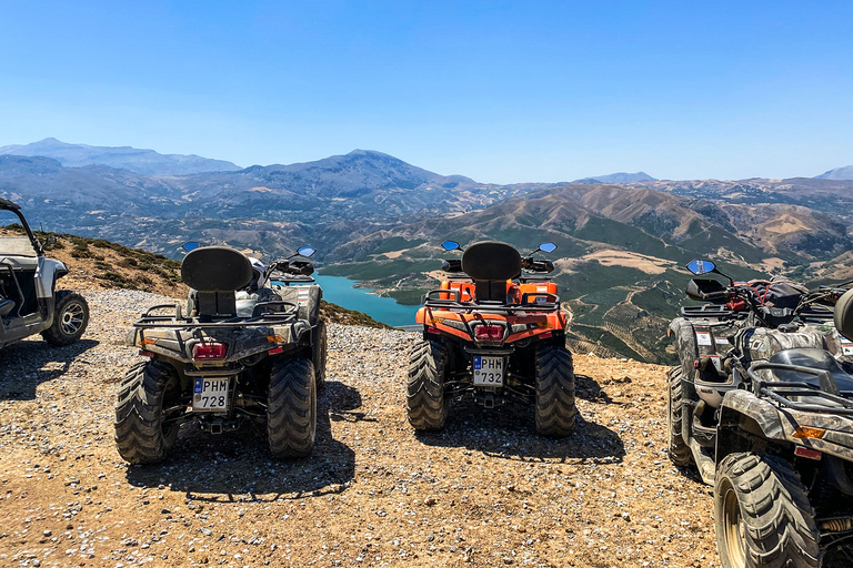 From Rethymno: Half-Day Quad Bike SafariQuad Safari for 1 Driver + 1 Passenger