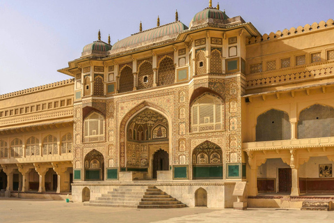 Jaipur: Full-Day Pink City Tour with Masala Tea Tour by Car and Driver with a Guide
