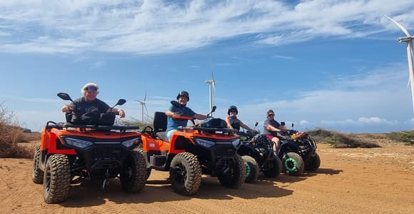 West Curaçao Off-Road ATV Tour with Cave & Beach Swim