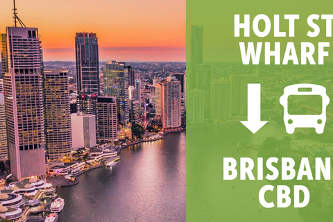 TANGALOOMA: HOLT ST WHARF TO BRISBANE CBD SHUTTLE (ONE-WAY) Cineplex South Bank Dropoff