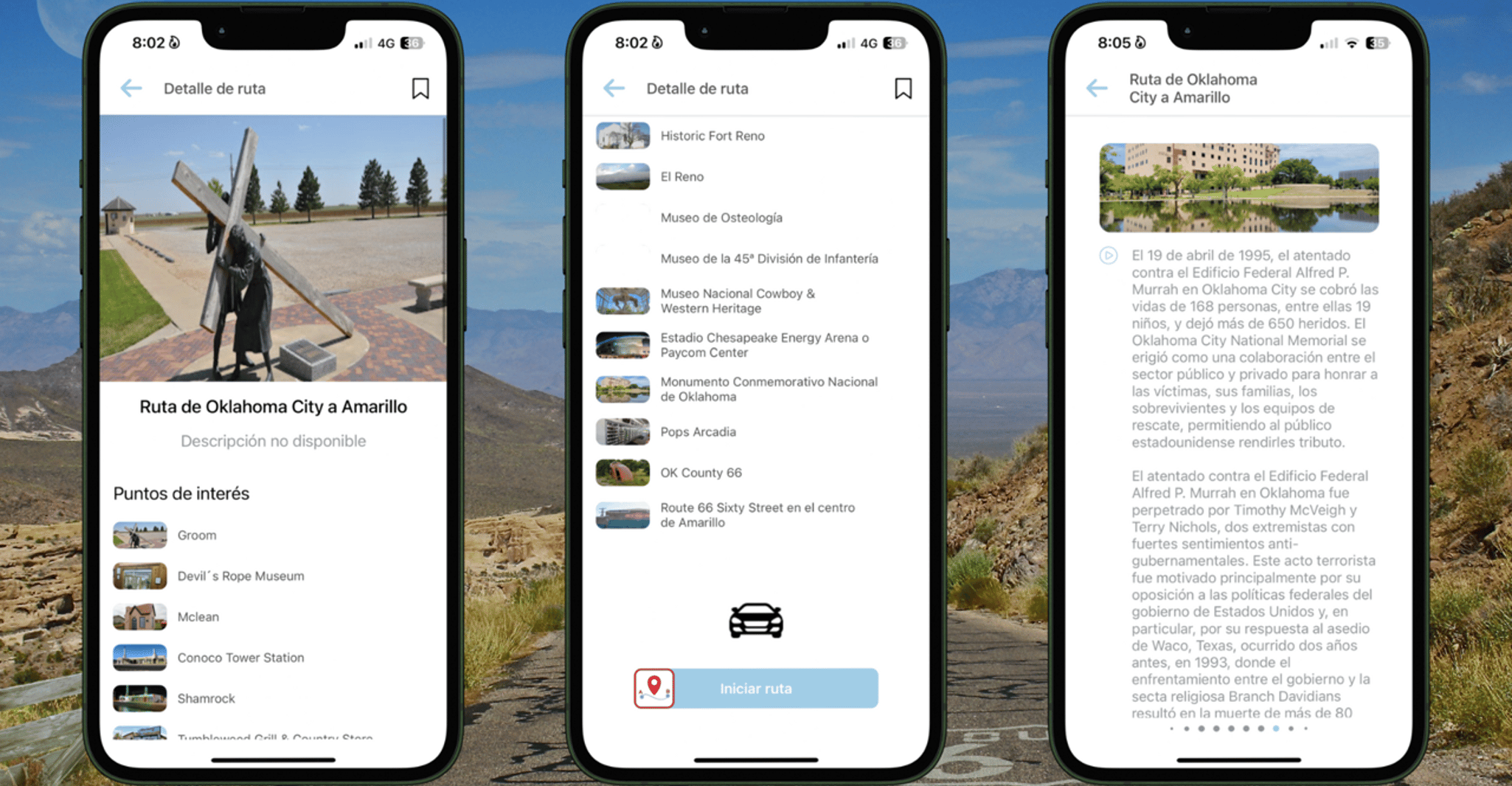 App Sell Drive Road маршрут 66 Оклахома Амарилло - Housity