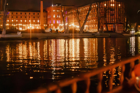 Bydgoszcz: Kryssning med julbelysning på floden Brda