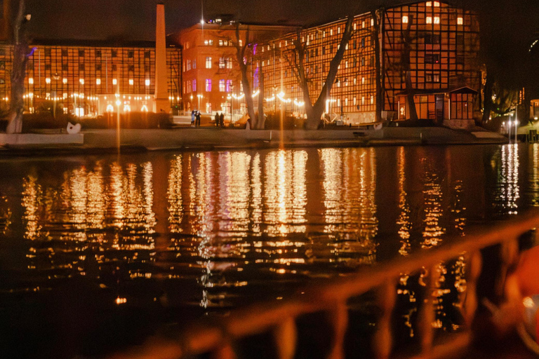 Bydgoszcz: Kryssning med julbelysning på floden Brda