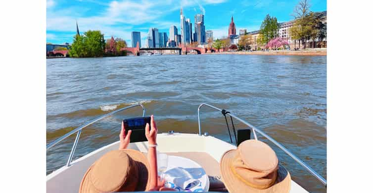 Frankfurt City: Prywatna wycieczka krajoznawcza łodzią Skyline