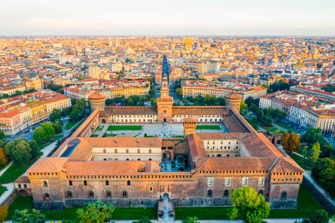 Milan : Petit groupe - Château, dégustation de gelato et toit du DuomoMilan : Visite en petit groupe du château et du Duomo avec Gelato