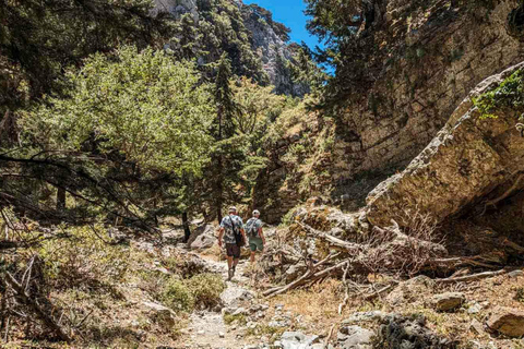 From Heraklion: Imbros Gorge and Libyan Sea Guided Day Trip Pickup from Heraklion and Ammoudara