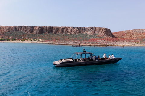 Kissamos : Croisière en bateau rapide à Balos et Gramvousa avec plongée en apnéeCroisière en bateau rapide sans prise en charge et retour