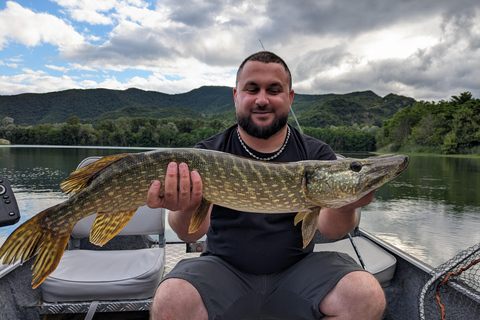 Leçon avec un guide de pêche