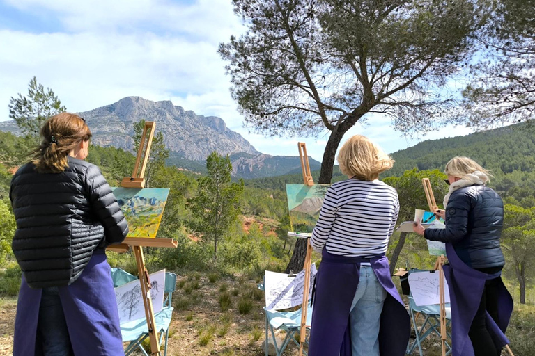 In Aix-en-Provence, a painting workshop; in the footsteps of the great masters.