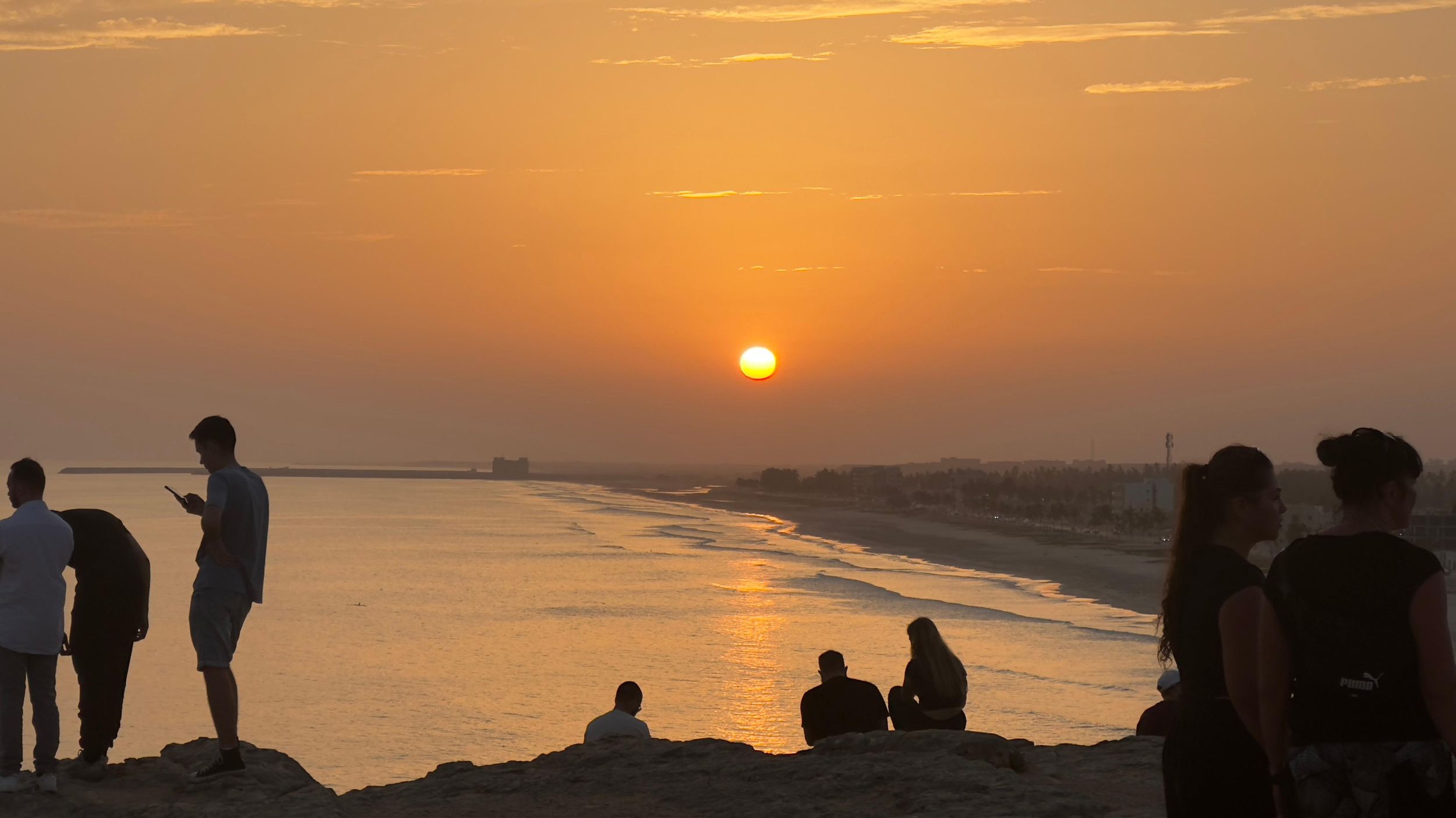 Salalah: Sonnenuntergang am Aussichtspunkt Taqah