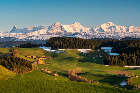 Viagem privada de 1 dia de Lucerna a Interlaken, Berna e Emmental