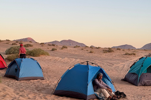 Wadi Rum : FULL DAY JEEP & OVERNIGHT Real beduin experience Overnight in Bubble Camp + Full day jeep tour